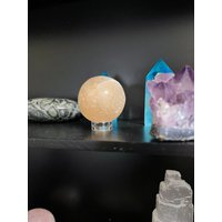 Crystal Sphere Stand Display Halter, Klare Acryl Kreis Kristall Display, Runde Basis Crystal Sphere Stand Display Halter, Klare Acryl Kreis Kristall Display, Runde Basis von TumbledShop