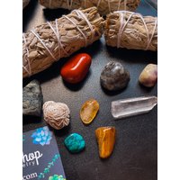 Manifestation Heilung Kristall Sage Set, Personalisiertes Selbst - Persönliches Wachstum Edelstein Rock Raw Tumbled Kit, Geschenk Für Co-Arbeitskraft Manifestation Heilung Kristall Sage Set, Personalisiertes Selbst - Persönliches Wachstum Edelstein Rock Raw Tumbled Kit, Geschenk Für Co-Arbeitskraft von TumbledShop