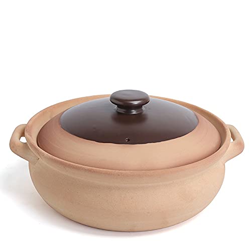 Altmodischer Tontopf Gasherd kann offene Flamme Sein trocken brennender Gaseintopf Ladengebrauch Tontopf Reistopf Trockentopf (5,8 l) von Tumblre