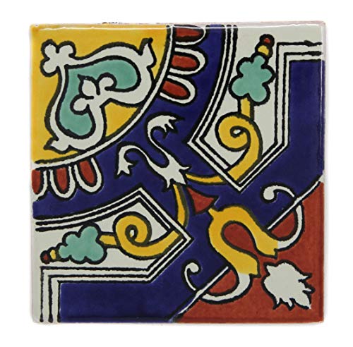 Mexikanischen handgemachten Talavera, 10.5cm Fliesen - Eine Packung von 10 von Tumia LAC