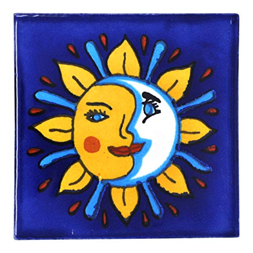 Mexikanischen handgemachten Talavera, 10.5cm Fliesen - Einzelfliese von Tumia LAC