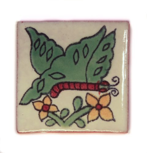 Mexikanischen handgemachten Talavera, 5cm Fliesen - Einzelfliese Mexikanischen handgemachten Talavera, 5cm Fliesen - Einzelfliese von Tumia LAC