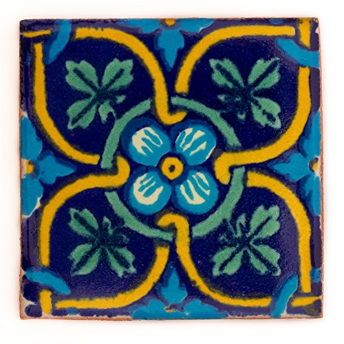 Mexikanischen handgemachten Talavera, 5cm Fliesen - Einzelfliese von Tumia LAC