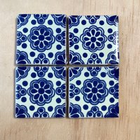 Katia 5 cm Handgefertigte Talavera Kacheln Aus Mexiko - Klein von TumiaLAC