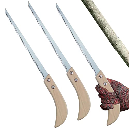 Holzbearbeitungssäge,3pcs Gartensäge mit ergonomisch rutschfester Hand | Wanderausrüstung für Holzschneiden im Freien, Gartenbäume, Outdoor-Camping und Bartheker Tumotsit Holzbearbeitungssäge,3pcs Gartensäge mit ergonomisch rutschfester Hand | Wanderausrüstung für Holzschneiden im Freien, Gartenbäume, Outdoor-Camping und Bartheker Tumotsit von Tumotsit