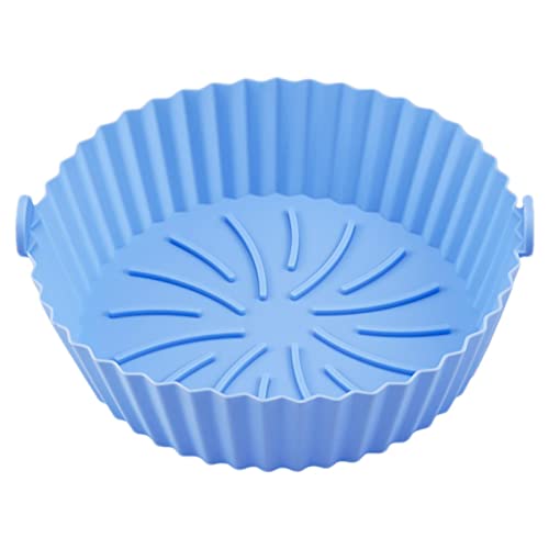 Silikon für Luftfritteuse, wiederverwendbare Luftfritteuse, quadratisches Grill-Tablett, Silikon- mit Griff für Zubehör, -Luftfritteuse, Fritteusekorb von Tumotsit