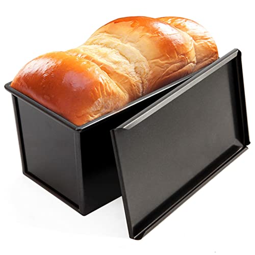 Brotbackform, Aluminium- mit Deckel, antihaftbeschichtet, Brotbackform für Brot und Brot für Bäcker, Anfänger von Tumotsit