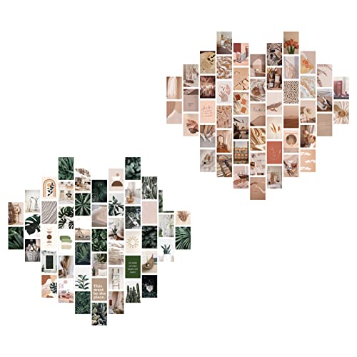 Tumotsit Foto-Collage-Kit, Raumdekor-Ästhetik für Teenager-Mädchen, 70 doppelseitige ästhetische Bilder-Postkarten-Sets, niedliche Raumdekoration für Teenager-Mädchen-Schlafzimmer von Tumotsit