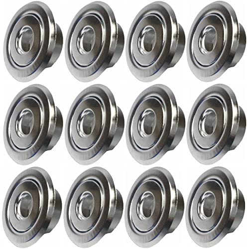 TunaMax (12 Stück) 1,27 cm IPS Feuersprenger Kopf Rosette Abdeckplatte Standard Abdeckring Chrom von TunaMax