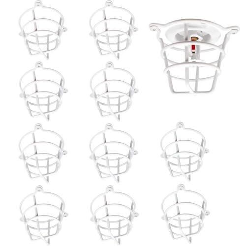TunaMax Weißer Feuersprenger Kopfschutz für 1,27 cm und 1,9 cm Sprinklerkopf zum Schutz von Unterputzmontage, Seitenwand und Halbwand, 10 Stück von TunaMax
