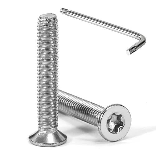 Tunejoy 20 Stück Senkkopfschrauben Torx M5 x 30 mm Senkschrauben Edelstahl A2 V2A Maschinenschrauben Senkkopf Innensechskant Vollgewinde mit T25 Inbusschlüssel Tunejoy 20 Stück Senkkopfschrauben Torx M5 x 30 mm Senkschrauben Edelstahl A2 V2A Maschinenschrauben Senkkopf Innensechskant Vollgewinde mit T25 Inbusschlüssel von Tunejoy