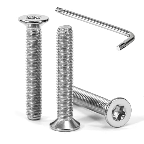 Tunejoy 30 Stück Senkkopfschrauben Torx M5 x 30 mm Senkschrauben Edelstahl A2 V2A Maschinenschrauben Senkkopf Innensechskant Vollgewinde mit T25 Inbusschlüssel Tunejoy 30 Stück Senkkopfschrauben Torx M5 x 30 mm Senkschrauben Edelstahl A2 V2A Maschinenschrauben Senkkopf Innensechskant Vollgewinde mit T25 Inbusschlüssel von Tunejoy