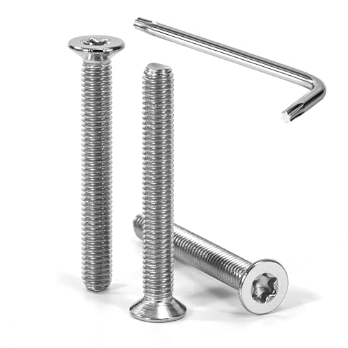 Tunejoy 30 Stück Senkkopfschrauben Torx M5 x 40 mm Senkschrauben Edelstahl A2 V2A Maschinenschrauben Senkkopf Innensechskant Vollgewinde mit T25 Inbusschlüssel Tunejoy 30 Stück Senkkopfschrauben Torx M5 x 40 mm Senkschrauben Edelstahl A2 V2A Maschinenschrauben Senkkopf Innensechskant Vollgewinde mit T25 Inbusschlüssel von Tunejoy