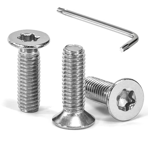 Tunejoy 30 Stück Senkkopfschrauben Torx M6 x 20 mm Senkschrauben Edelstahl A2 V2A Maschinenschrauben Senkkopf Innensechskant Vollgewinde mit T30 Inbusschlüssel Tunejoy 30 Stück Senkkopfschrauben Torx M6 x 20 mm Senkschrauben Edelstahl A2 V2A Maschinenschrauben Senkkopf Innensechskant Vollgewinde mit T30 Inbusschlüssel von Tunejoy