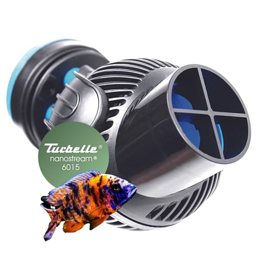 TUNZE Strömungspumpe Turbelle nanostream 6015 I Pumpe für 3D einstellbare Strömung I Propellerpumpe mit Magnet Holder & Silence Klemme bis 12mm Glasstärke I Wasserpumpe für Süßwasser-Aquarium von Tunze