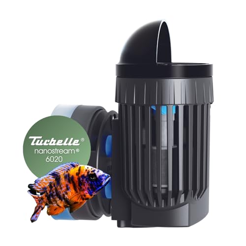 TUNZE Strömungspumpe Turbelle nanostream 6020 I Pumpe für 3D einstellbare Strömung I Propellerpumpe mit Magnet Holder & Silence Klemme bis 12mm Glasstärke I Wasserpumpe für Süßwasser-Aquarium von Tunze