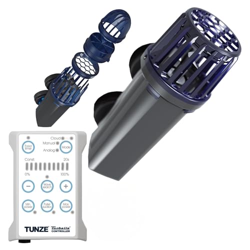 TUNZE Strömungspumpe Turbelle stream 3 I Pumpe mit 2.500 l/h - 15.000 l/h Strömungsleistung I Propellerpumpe mit Magnetholder bis 15mm Glasstärke I Wasserpumpe von Tunze