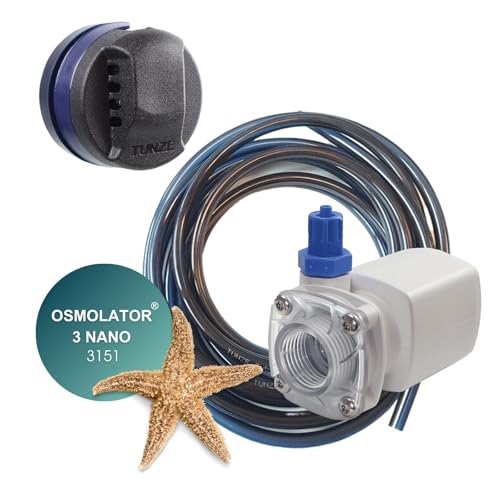 Tunze Osmolator 3 nano I Wasserstandsregler für Nano- & kleine Aquarien (bis zu 250l) I Wasserpegelregler mit Zeitüberwachung für Salzwasseraquarien I Water Level Sensor mit Magnethalterung von Tunze