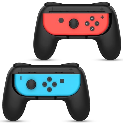 Tuofang 2 Stück Switch Zubehör Grip, Controller Grip, Switch Controller für Zubehör, Griffhalter Kompatibel Zubehör Switch, Halterung Switch Grip von Tuofang