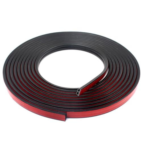 Tuokay, 20 Meter EPDM Gummi Auto Türdichtung, 12mm*5mm B-förmig Dichtungsstreifen, Schalldämmung kfz Innenraum, Schalldämmmatten kfz für Motorhaube, Motorraum, Autotüren, Kofferraumtür von Tuokay