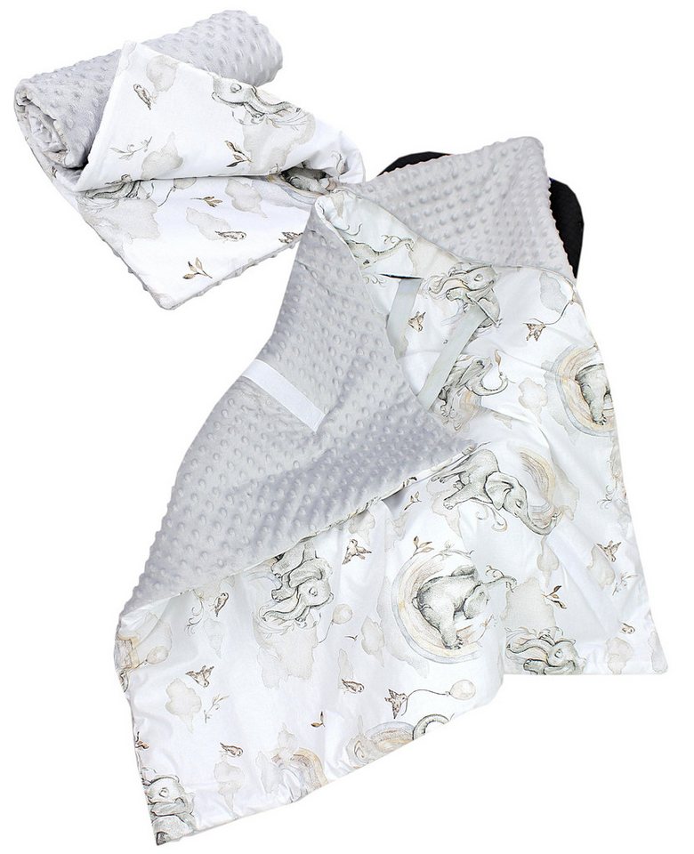 Einschlagdecke 2er SET Baby Einschlagdecke 85x85 für Autositz Babyschale Decke Minky, TupTam Einschlagdecke 2er SET Baby Einschlagdecke 85x85 für Autositz Babyschale Decke Minky, TupTam von TupTam