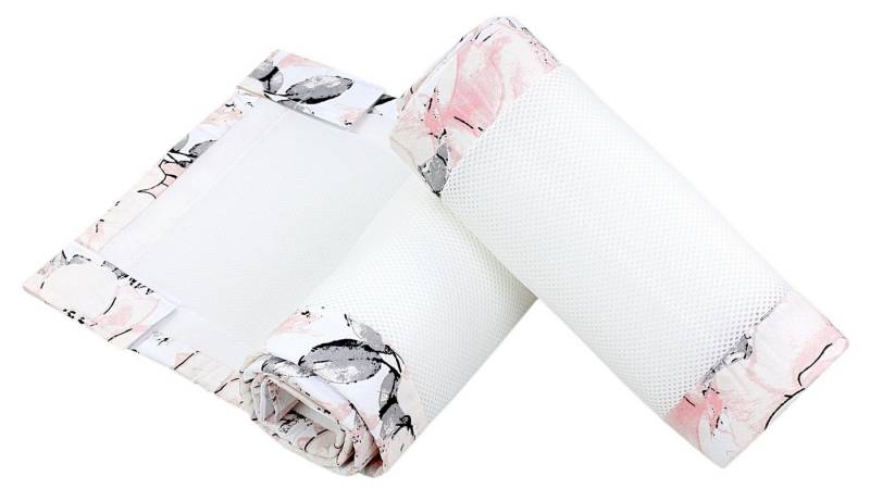 TupTam Bettnestchen TupTam Gitterstäbe Schutz Netz Babybett Nestchen 3D Mesh 2 Pack von TupTam