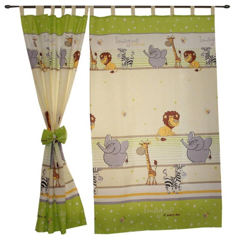 TupTam Gardine TupTam Kinderzimmer Vorhänge Baby Gardinen mit Schleifen 2er Set TupTam Gardine TupTam Kinderzimmer Vorhänge Baby Gardinen mit Schleifen 2er Set von TupTam