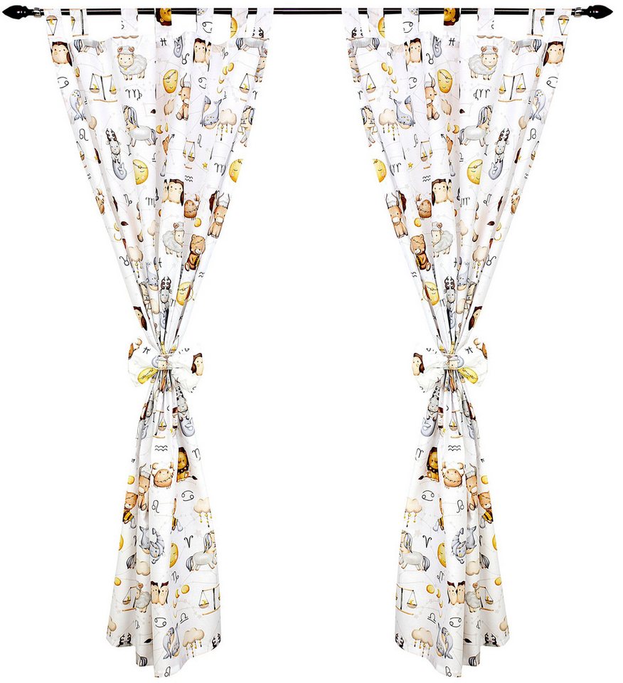 TupTam Gardine TupTam Kinderzimmer Vorhänge Baby Gardinen mit Schleifen 2er Set TupTam Gardine TupTam Kinderzimmer Vorhänge Baby Gardinen mit Schleifen 2er Set von TupTam