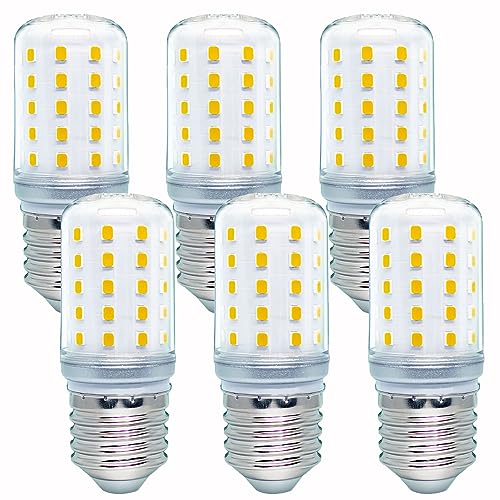 Tupolife 5W E27 LED Warmweiss 40 watt 60 watt äquivalent Glühbirne E27, 3500K LED Birne 700LM Non-Dimmable 100-265V AC Leuchtmittel, 6 Stück von Tupolife