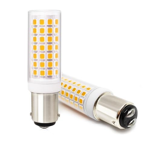 Tupolife LED B15D 230V, B15D LED Dimmbar Special T SLIM, 4.2W Warmweiß 3000K 460LM Ersatz für B15D 40W-50W Halogen Leuchtmittel, 2er-Pack von Tupolife