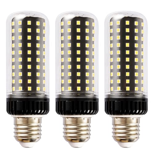 Tupolife E27 LED Kaltweiss 15W 1900LM Extra Hell LED Lampe E27 Ersetzt 150W-200W Glühlampen, Maiskolben LED E27 Glühbirne, Energiesparlampe Leuchtmittel E27, Nicht Dimmbar AC85-265V, 3 Stück von Tupolife
