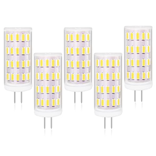 Tupolife G4 LED 12V Dimmbare Lampe Kaltweiss 6000K, 3W Leuchtmittel, Ersatz 30W Halogen Birnen, 350LM AC/DC 12-24V, 5er-Pack von Tupolife