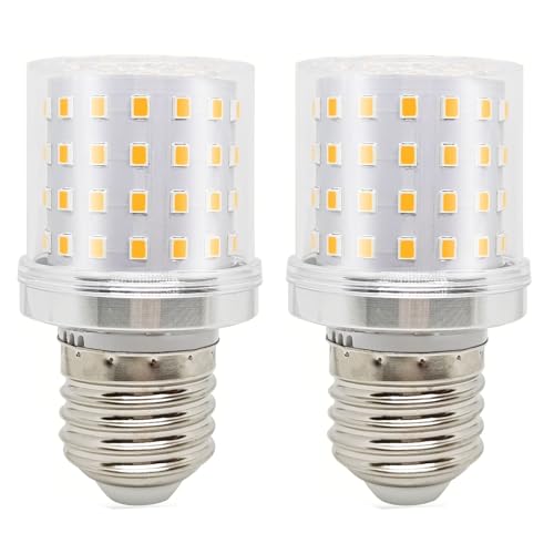 Tupolife LED 9W E27 Warmweiß, Birne E27 Extra Hell Ersatz 80W, Kompakt G45 A15 Kleine LED Glühbirne 820lm AC100-265V Nicht Dimmbar Mais Leuchtmittel, 2 Stück von Tupolife