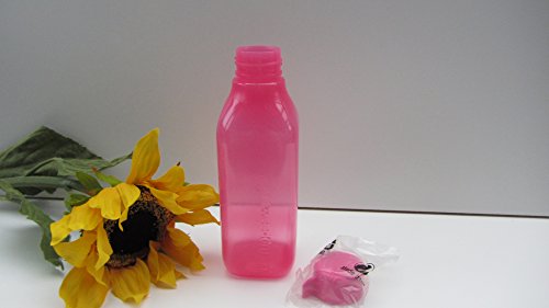 1a TUPPER Trinkflasche EcoEasy Quader Flasche 500ml --- pink von Tupperware