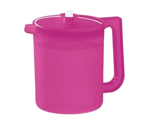 New Tupperware TUPPERWARE Klassischer kleiner 1,5L Krug mit Druckknopf rosa von Tupperware