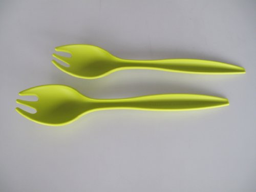 TUPPERWARE Allegra Salatbesteck limette Salat Besteck von Tupperware