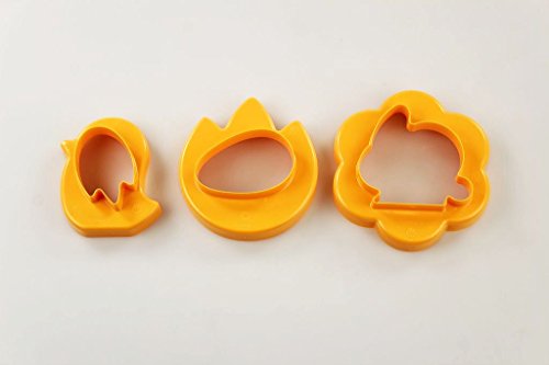 TUPPERWARE Backen 3 Ausstecher hellorange Ausstechform Ostern Plätzchen Kekse von Tupperware