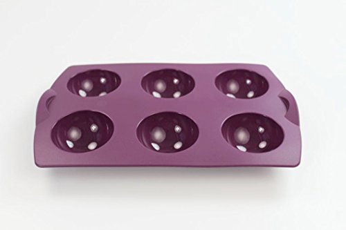 TUPPERWARE Backen Silikonform Ball lila Muffin Backform Bällchen Easyplus von Tupperware