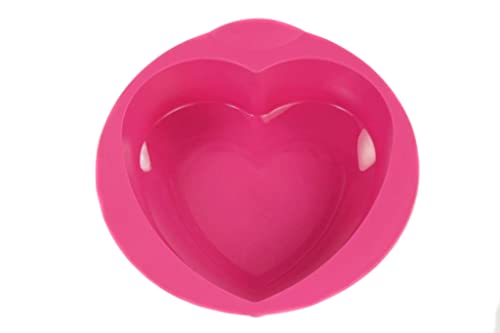 TUPPERWARE Backen Silikonform Herz pink Silikon Form Silikonherz Torte Easyplus von Tupperware