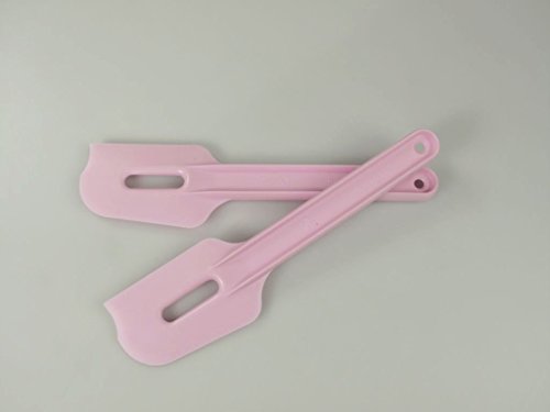 TUPPERWARE Backen Top-Schaber (2) rosa Teigschaber Topfschaber Backhelfer Kinder von Tupperware