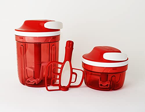 TUPPERWARE Chef Mulit-Chef rot + TurboChef Neues Design + Hängelöffel Limette von TUPPERWARE Mikrowelle