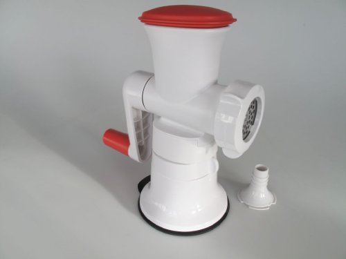 TUPPERWARE Chef Profi-Chef D205 weiß-rot Fleischwolf Mahlen Faschier Meister von Tupperware