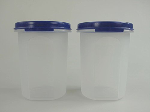 TUPPERWARE Circular 440 ml blau (2) Deko Back Zauber Dosen für Kaffee Pads von Tupperware