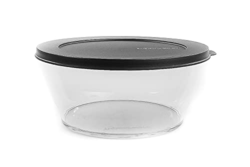 TUPPERWARE Clear Collection 1,3 L schwarz Schale Classic Royal Tafelperle von Tupperware