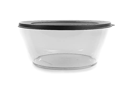 TUPPERWARE Clear Collection 4,0 L Schale Classic Royal Tafelperle schwarz 27959 von Tupperware