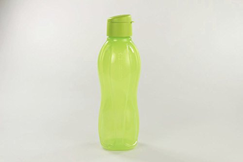 TUPPERWARE Eco 1,0 L To Go Trinkflasche Öko gelb-grün 10026 von Tupperware