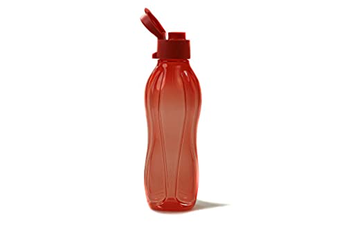 TUPPERWARE Eco Sport Flasche 1,0 Liter Pastellorange Clip Deckel 38514 von Tupperware