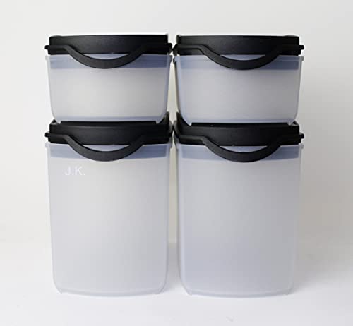 TUPPERWARE Eidgenosse Plus 2x 1,0L + 2x 350ml Schwarz + Joghurtbecher von Tupperware