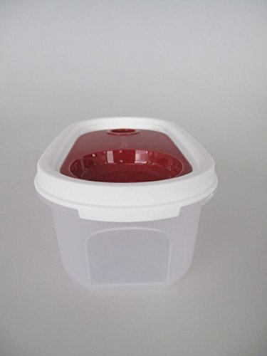 TUPPERWARE Eidgenosse Pro 500 ml weiß rot Schiebeverschluss Vorrat Dose Modular von Tupperware