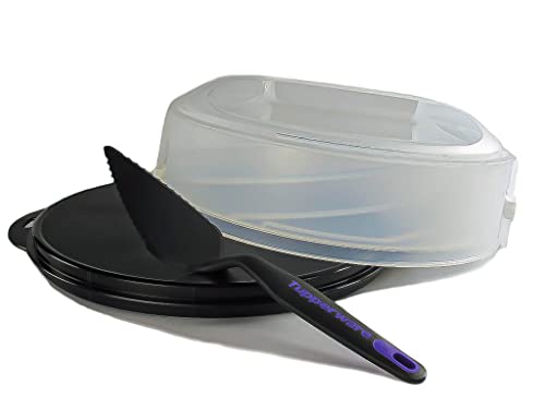 TUPPERWARE Exclusiv Tortentwist schwarz Twist Torten + Griffbereit Tortenheber von Tupperware